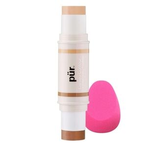 Pur Cameo Contour Dual-Ended Foundation Stick Blending Sponge Light
